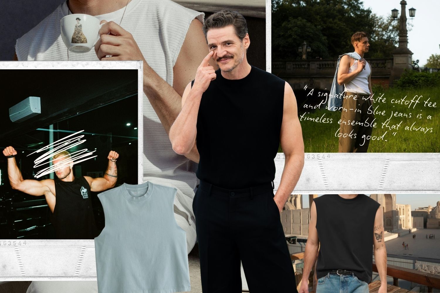 Pedro Pascal in his Cannes cutoff.
