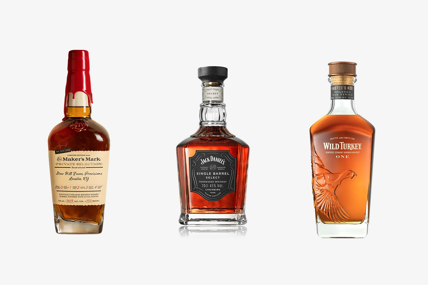 Premium, limited-edition releases from Maker's Mark, Jack Daniel's and Wild Turkey