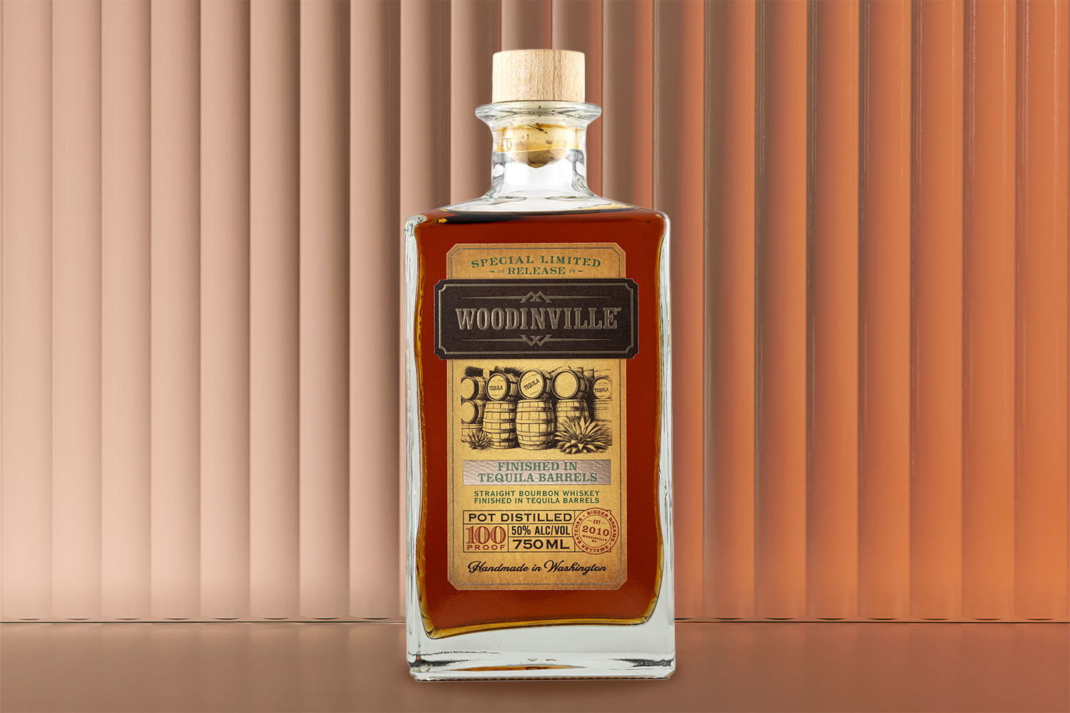 <strong>Woodinville Straight Bourbon Finished In Tequila Barrels</strong>
