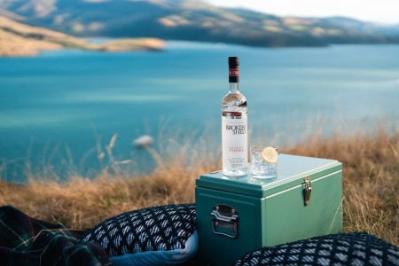 A whey-distilled vodka from New Zealand-based Broken Shed