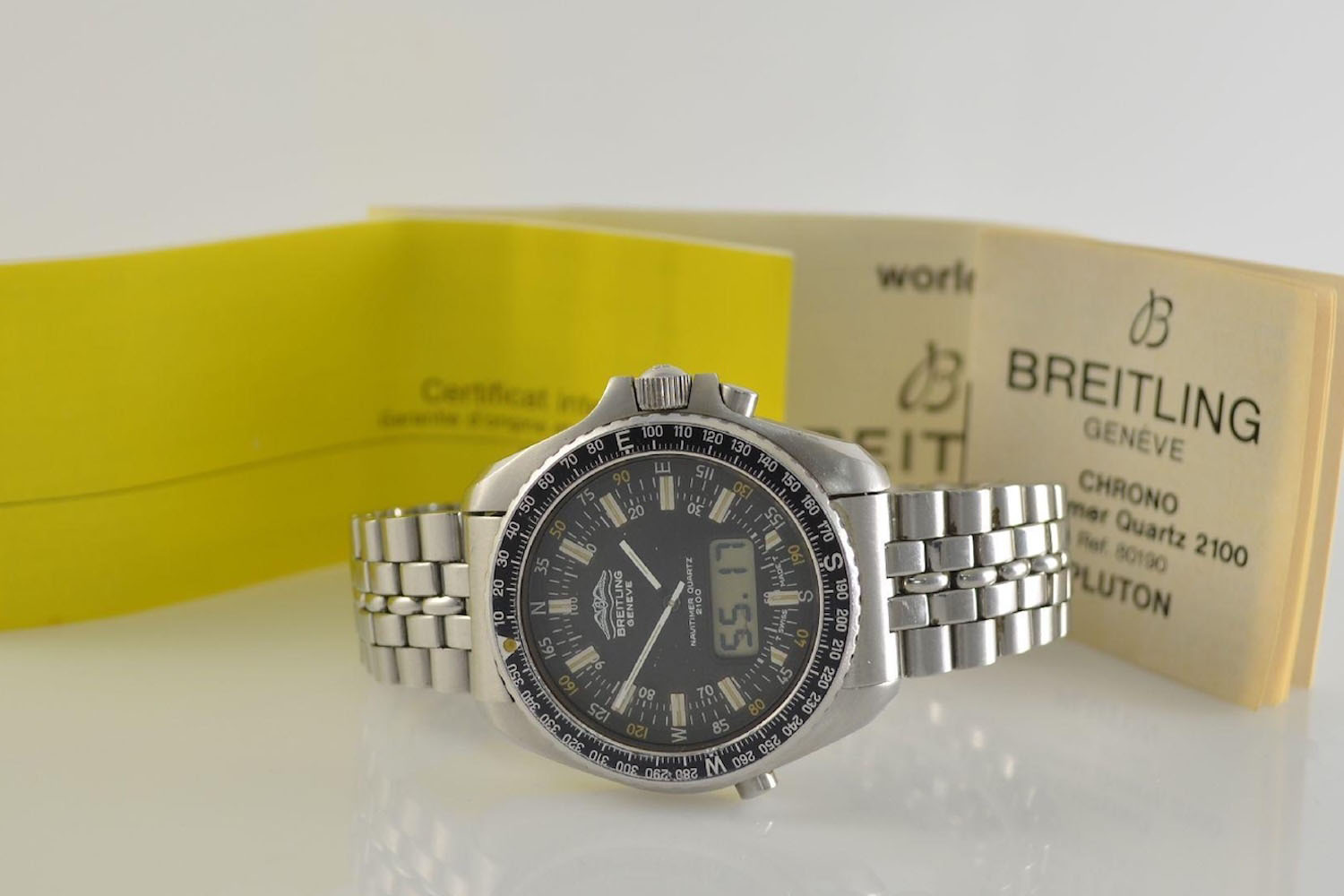 Breitling Navitimer Quartz Pluton ref. 80190 (1980)