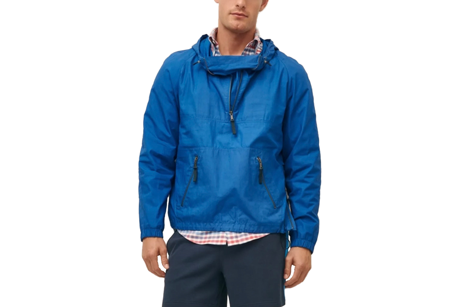 Brooks Brothers Cotton Hooded Popover