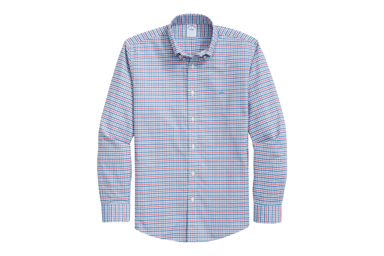 Brooks Brothers Stretch Cotton Non-Iron Oxford Polo Button Down Collar Shirt