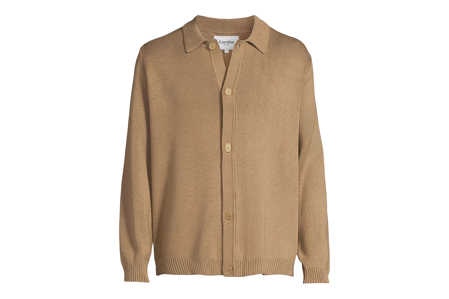 Corridor Dreamweaver Cotton Knit Button-Front Cardigan