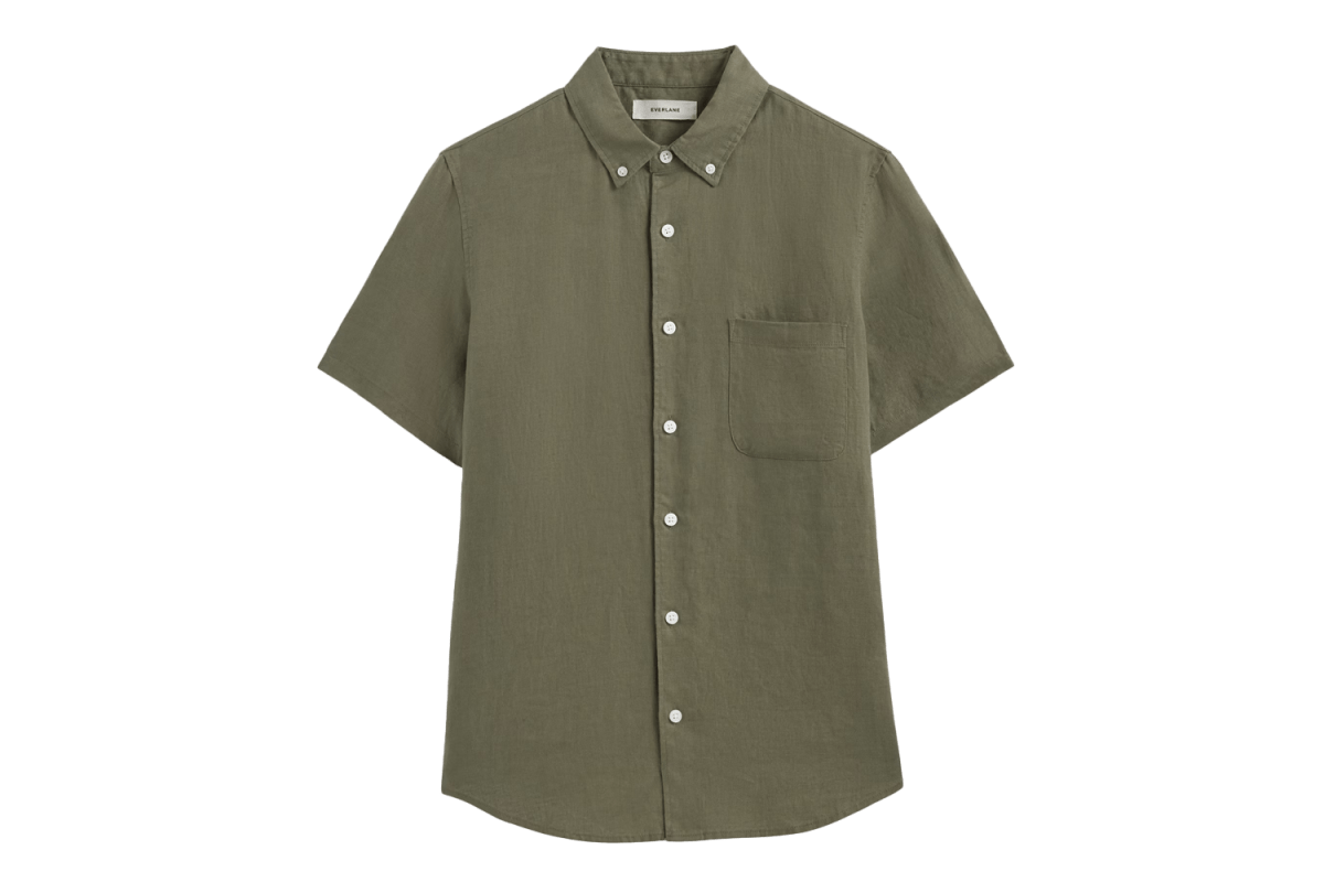 Everlane The Classic Short-Sleeve Shirt in Linen