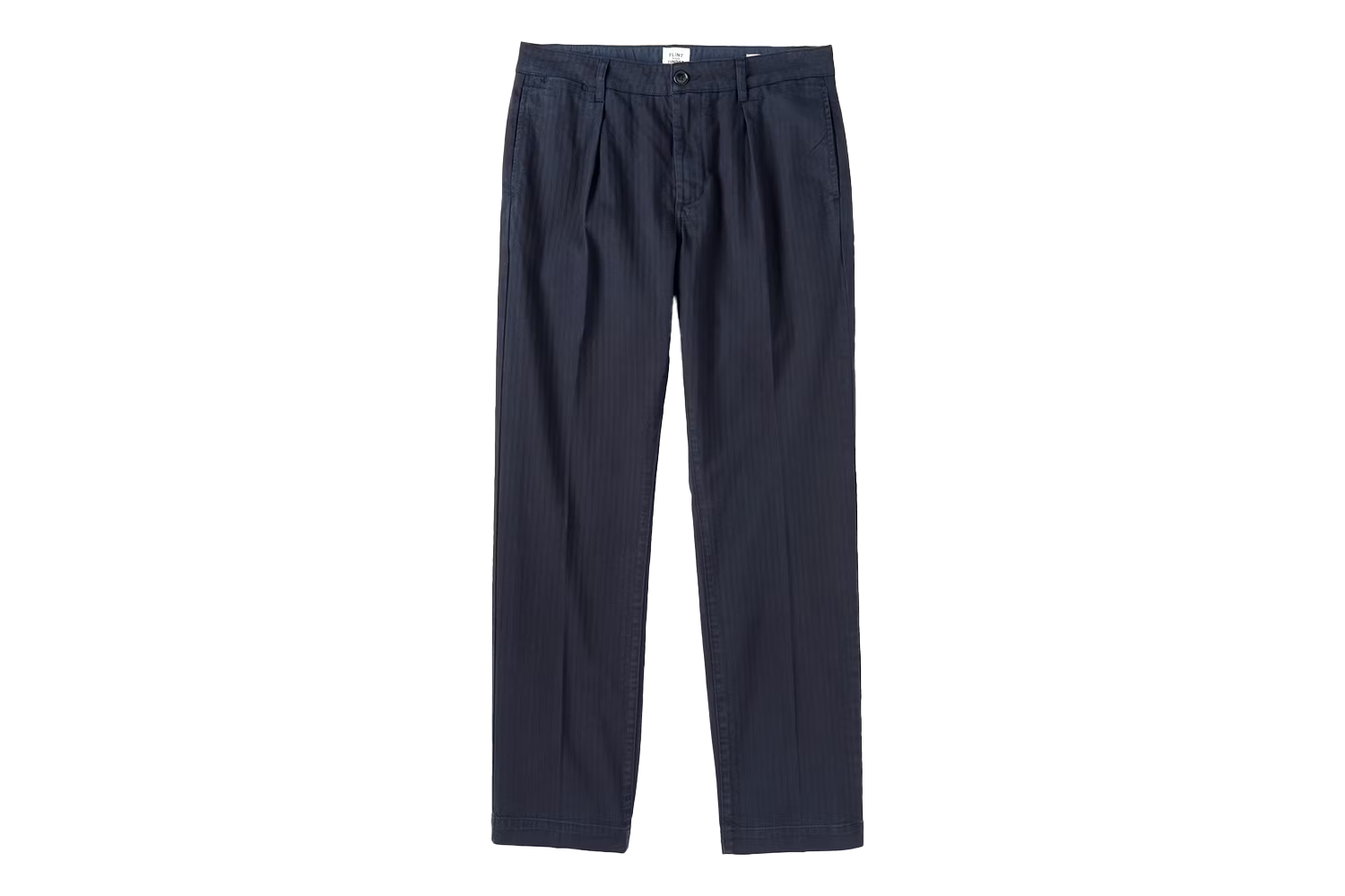Flint and Tinder Pleated Herringbone Chino