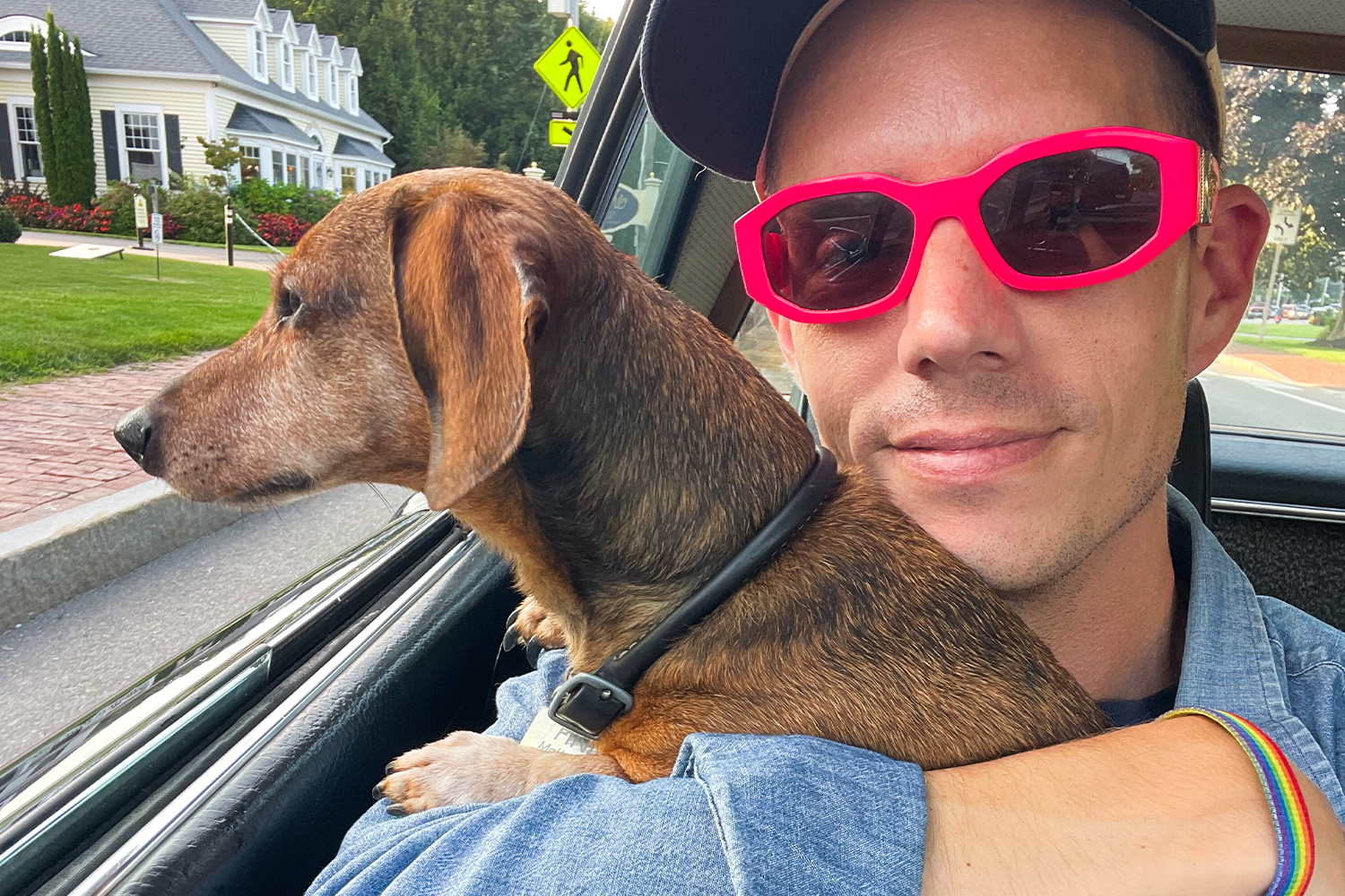 The author and his best friend, Finn.
