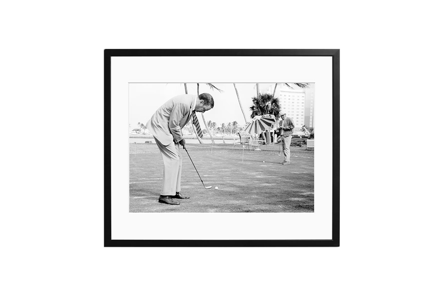 Sonic Editions Frank Sinatra Golfing Framed Print
