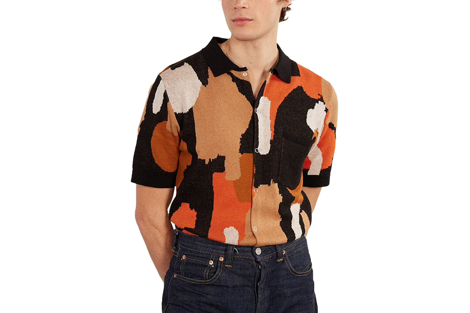 Percival Impressionist Jacquard Shirt