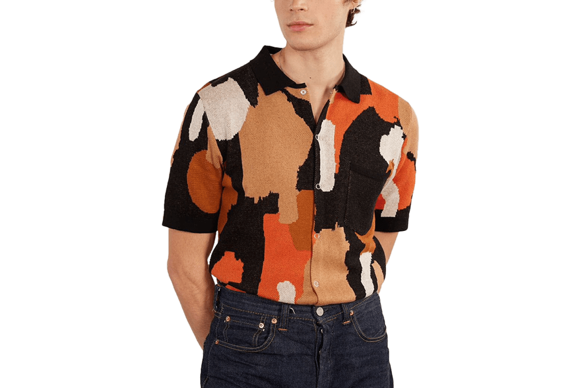 Percival Impressionist Jacquard Shirt