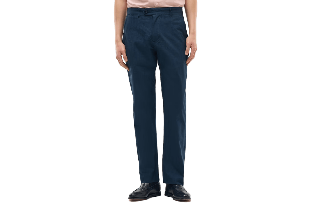 Percival Tailored Seersucker Trousers