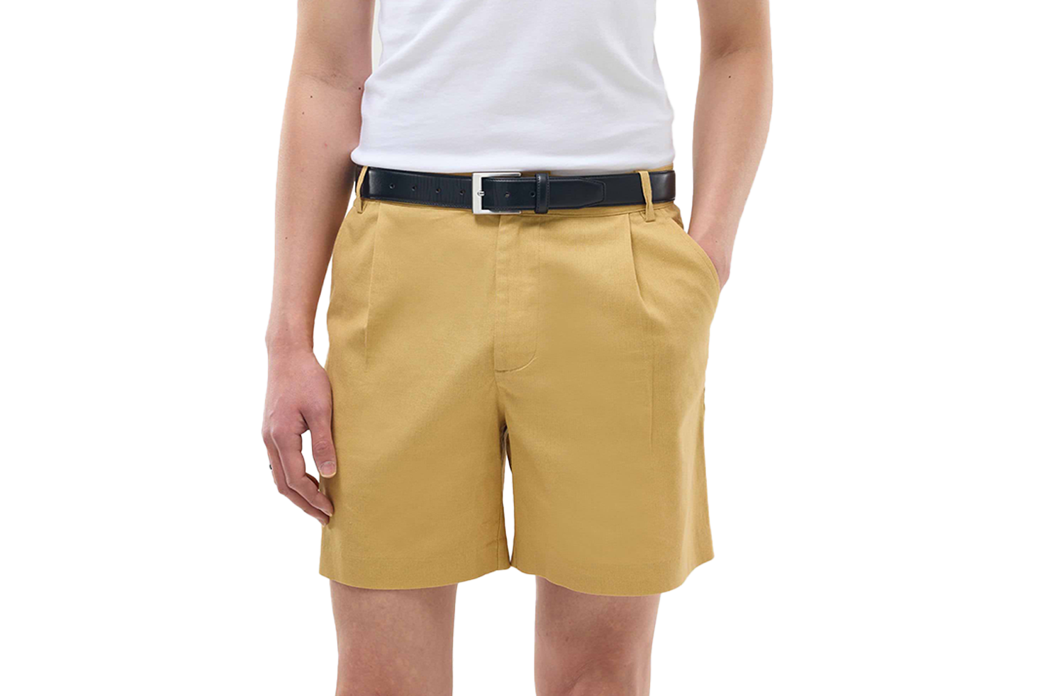Percival Pleated Linen Shorts