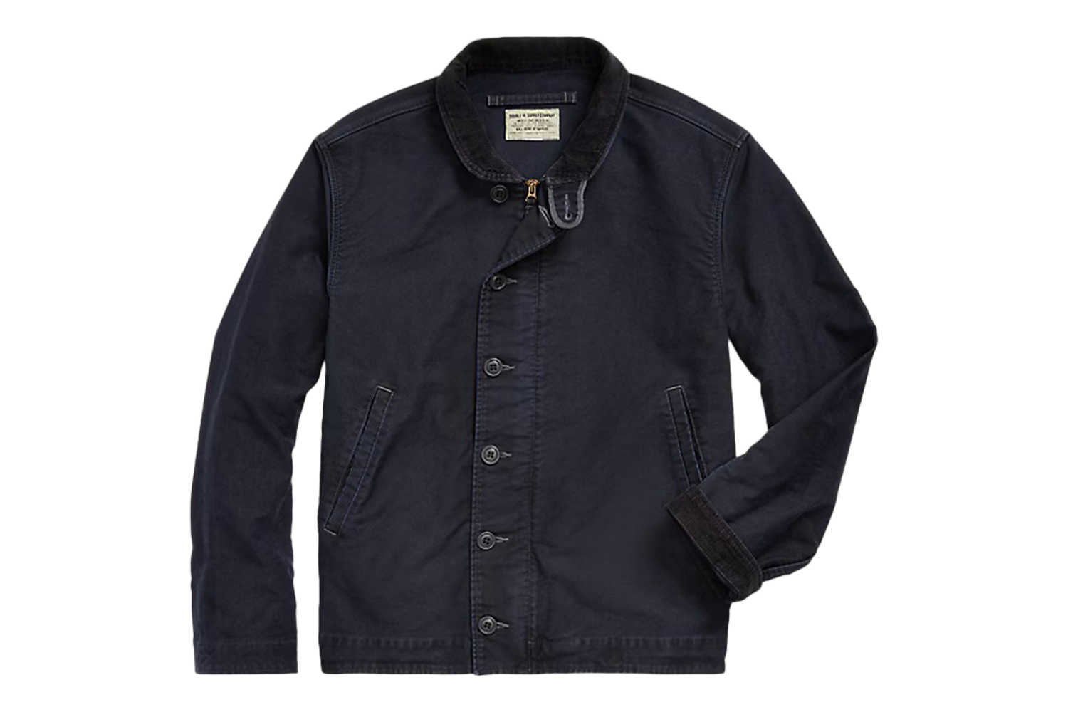 RRL Corduroy-Collar Cotton Deck Jacket
