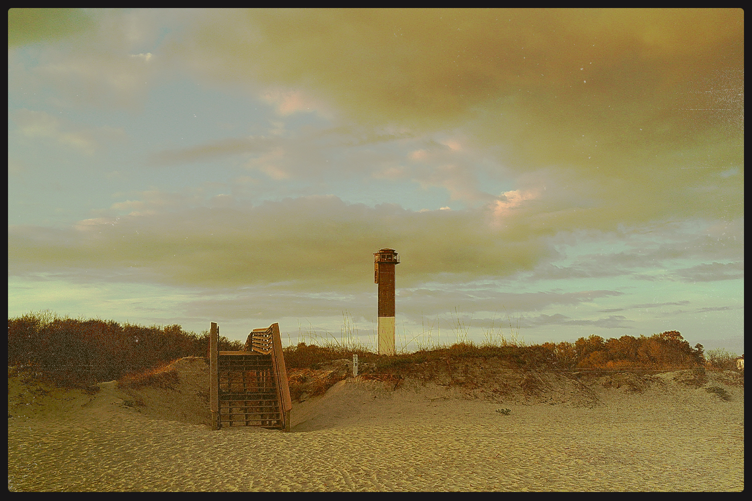 A view of Sullivan's Island Lighthouse.