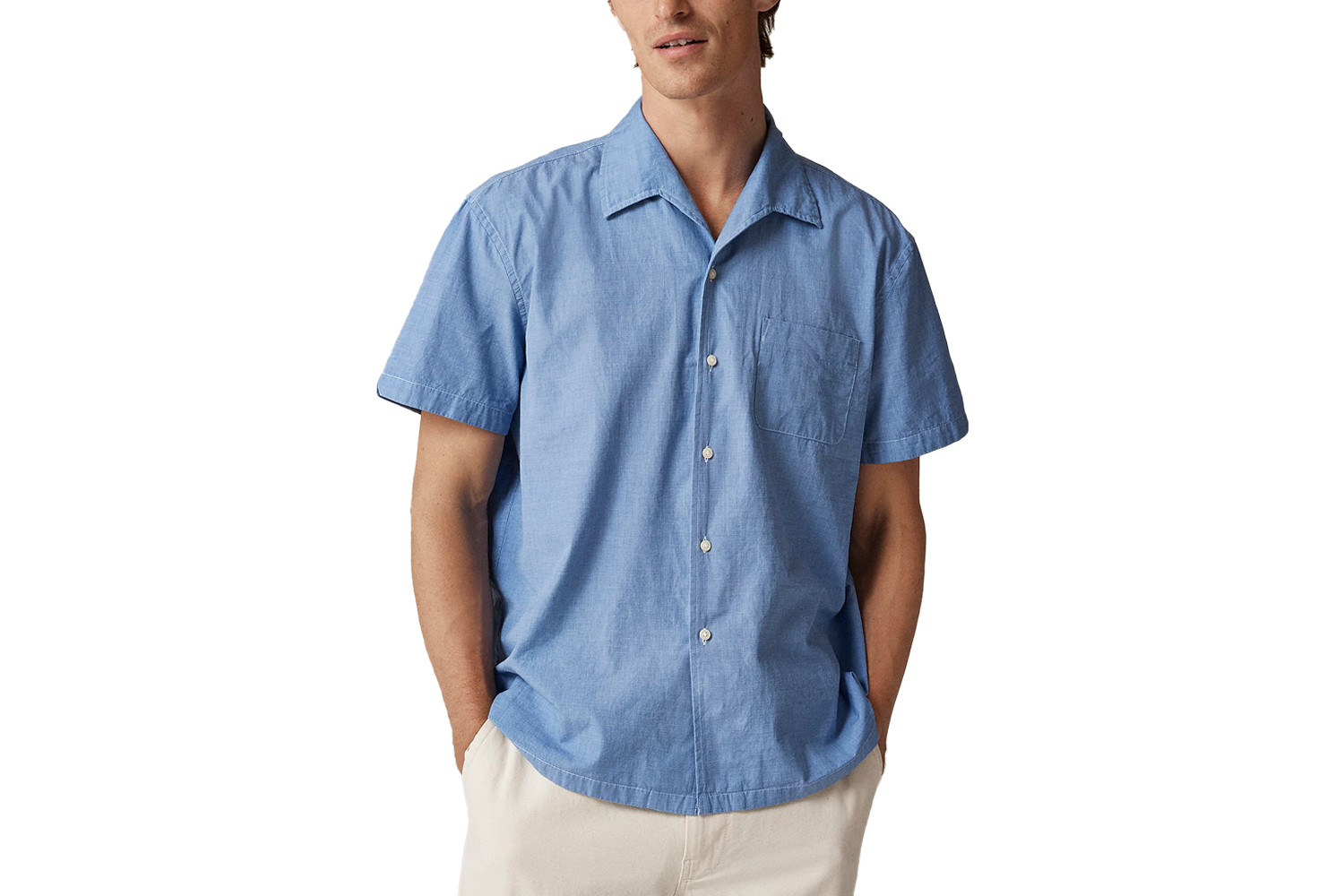 J.Crew Secret Wash Camp Collar