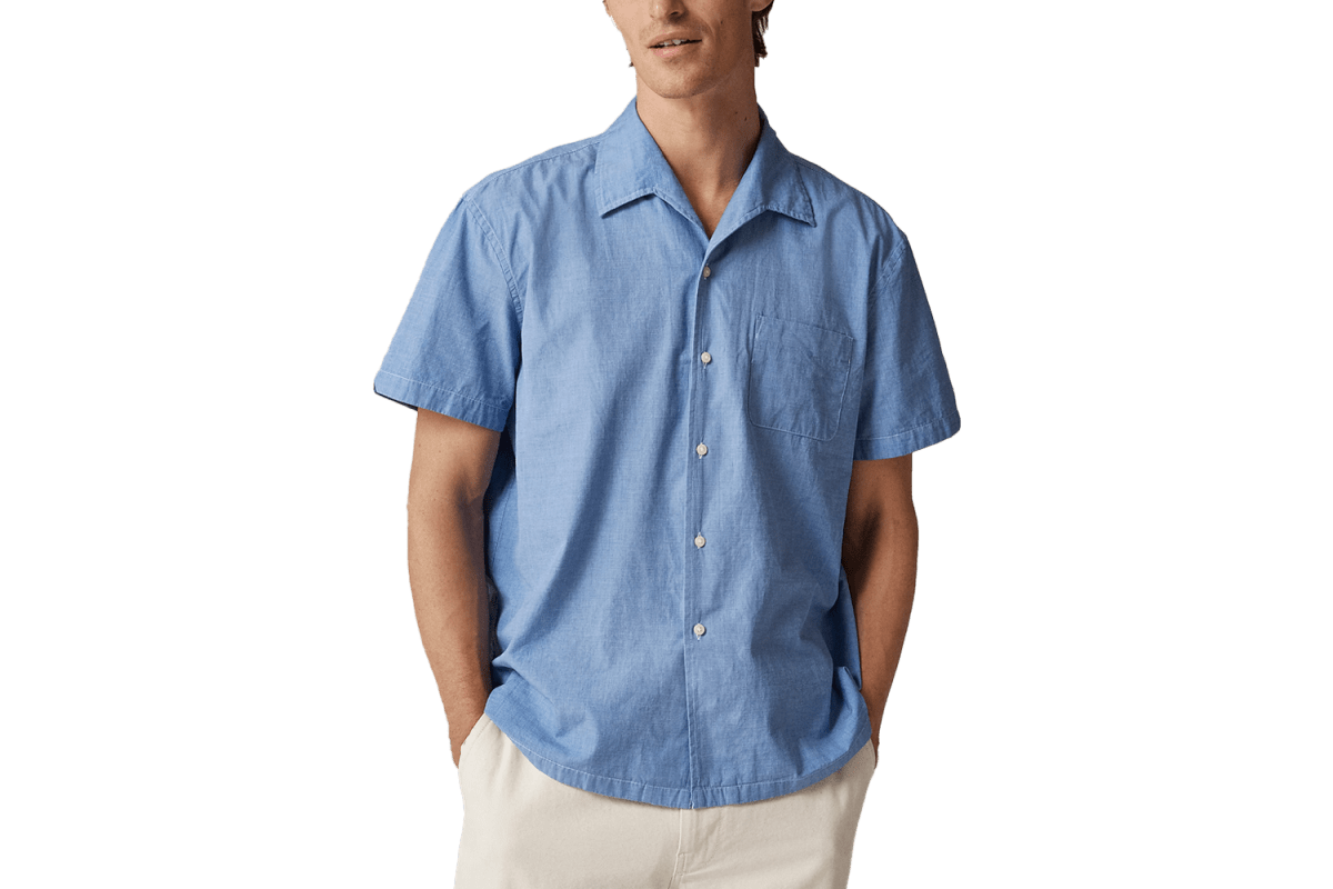J.Crew Secret Wash Camp Collar