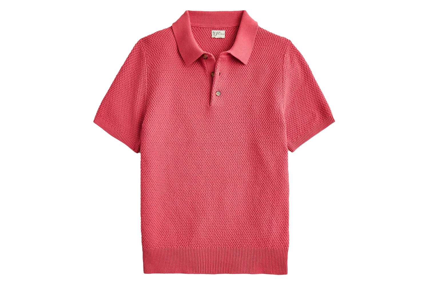 J.Crew Seed-Stitch Cotton Sweater Polo