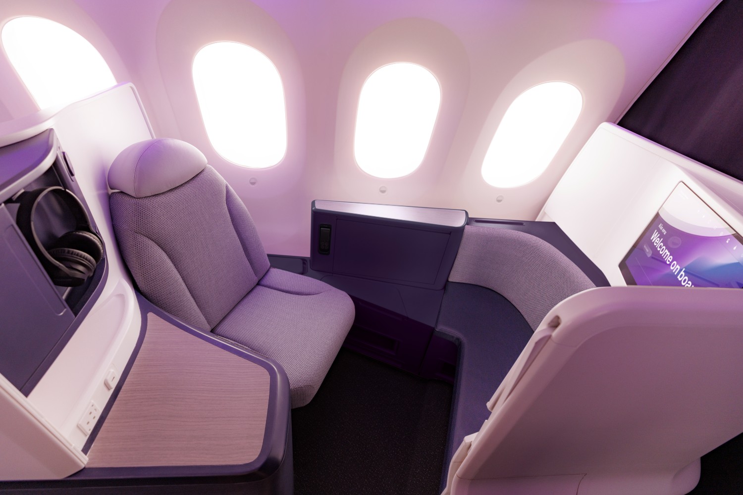 Business Premier Luxe seating and screen