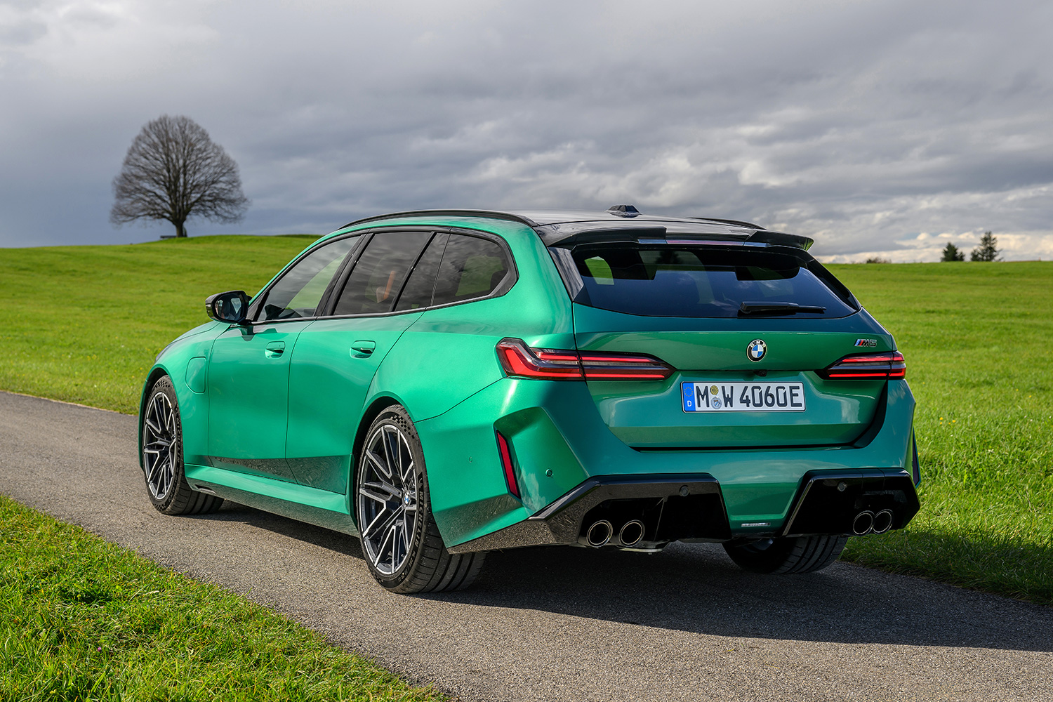 The new wagon version of the BMW M5 that is now available in the U.S.