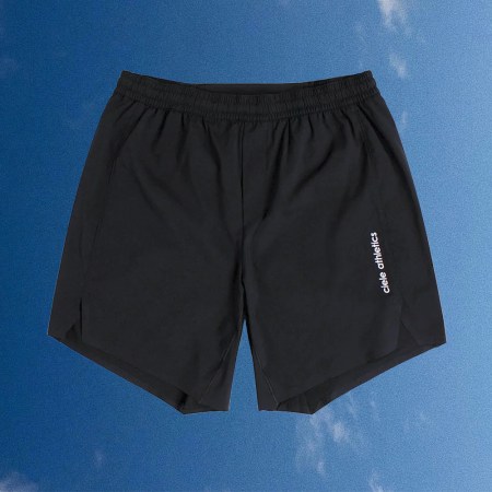 Black Ciele Athletics TRNShort 7-inch linerless running shorts