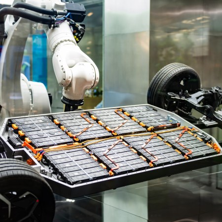 EV having batteries added
