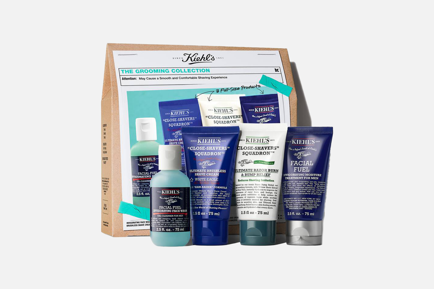 Kiehl’s The Grooming Regimen Gift Set