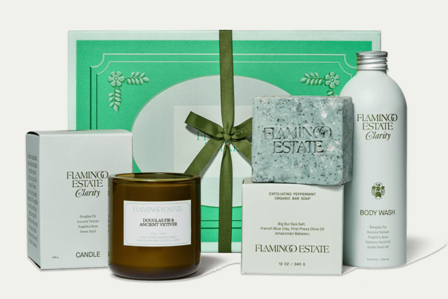 Flamingo Estate Douglas Fir & Peppermint Morning Set