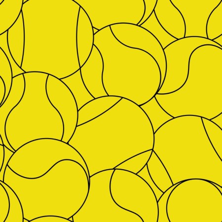 Tennis ball pattern