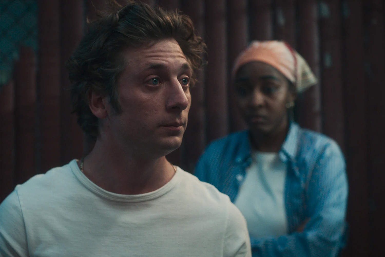 Jeremy Allen White and Ayo Edebiri in Season 4 of "The Bear."