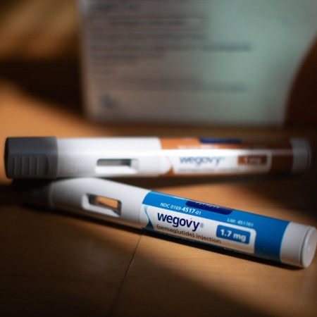 Two Wegovy injector pens
