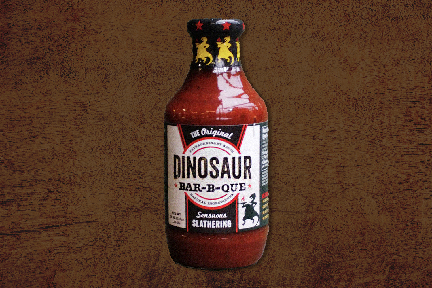 6 (tie). Dinosaur Bar-B-Que Sensuous Slathering Sauce (36 points)