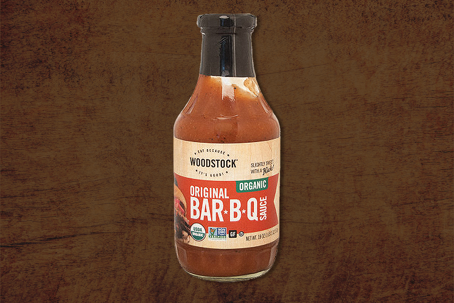 6 (tie). Woodstock Organic Original BBQ Sauce (36 points)