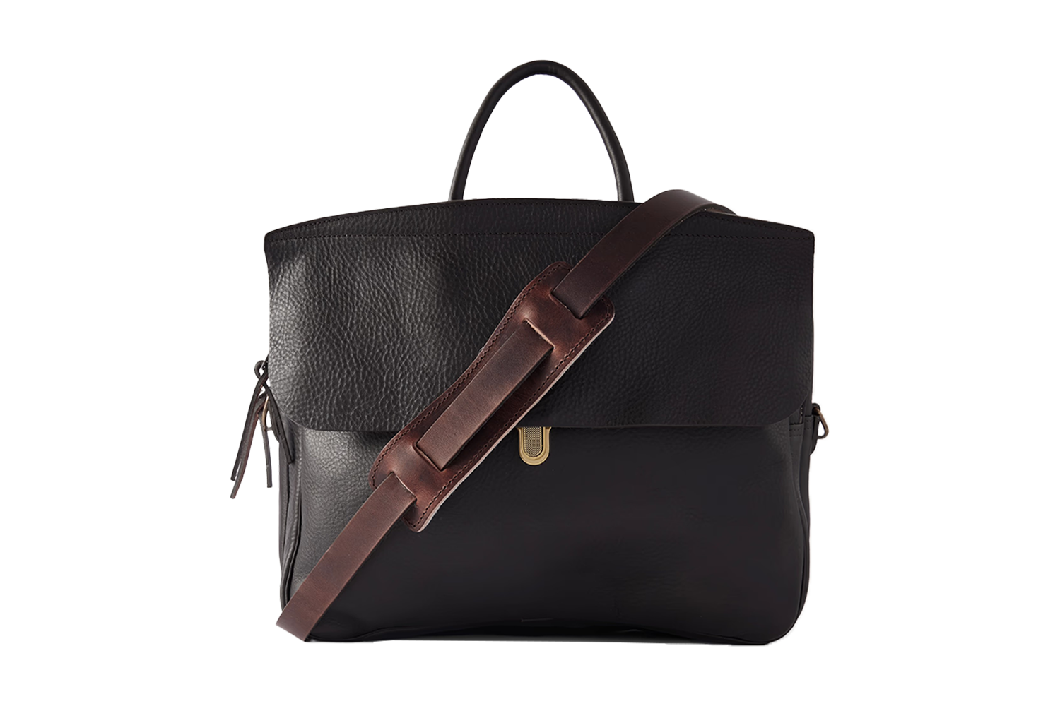 Bleu De Chauffe Zeppo Full-Grain Leather Briefcase