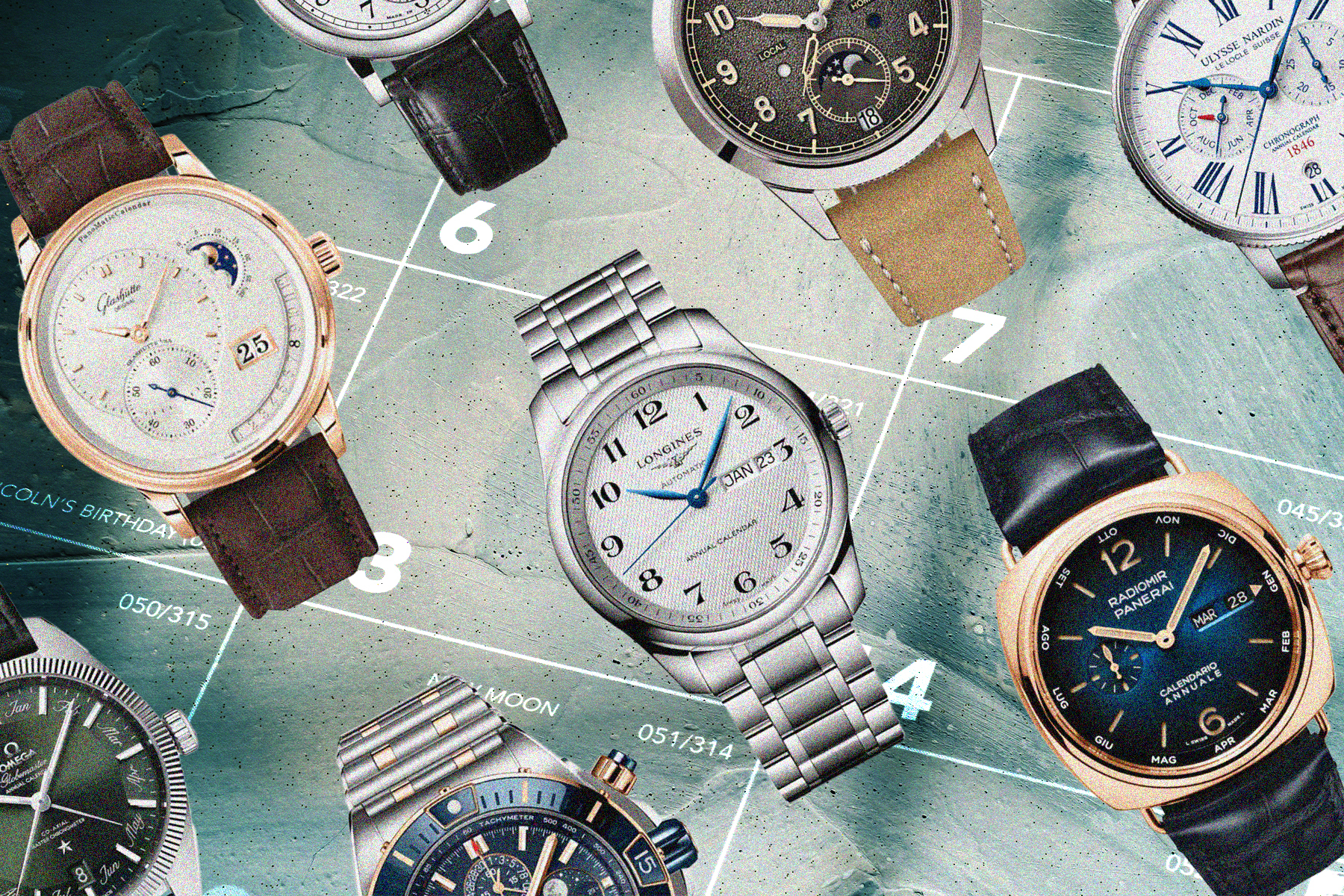 Calendar watches