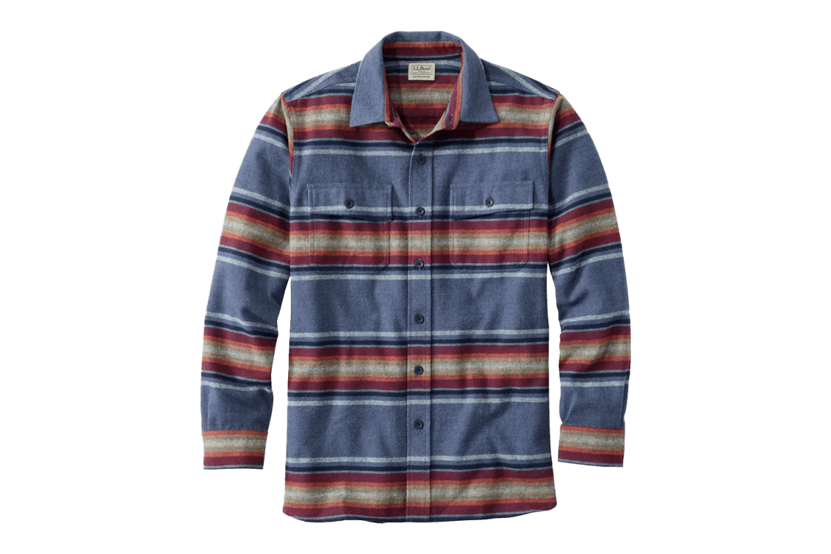L.L.Bean Chamois Stripe Shirt