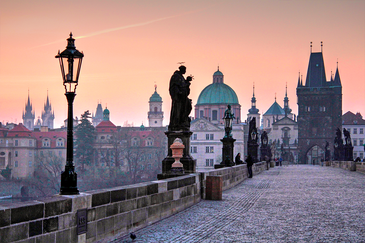 Charles Bridge at dawn