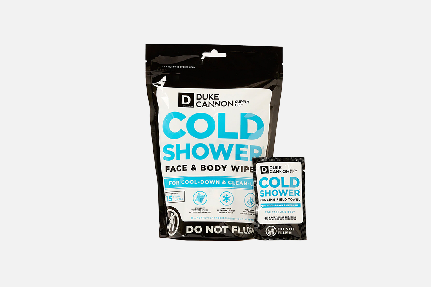 Best Cooling Wipes: Duke Cannon Cold Shower Cooling Field Towels