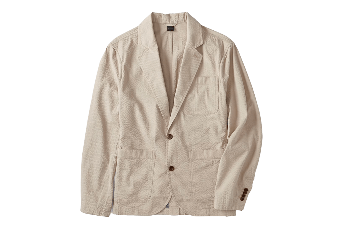 Flint and Tinder Seersucker Blazer