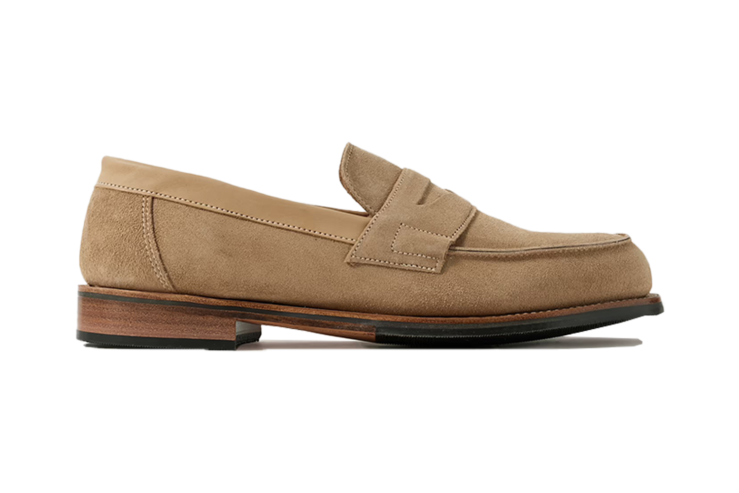 Grenson Epsom Suede Penny Loafers