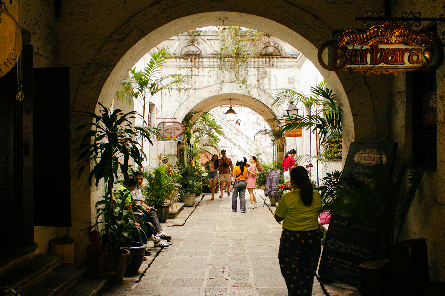 The walled city of Intramuros is preserved from Spanish colonial times