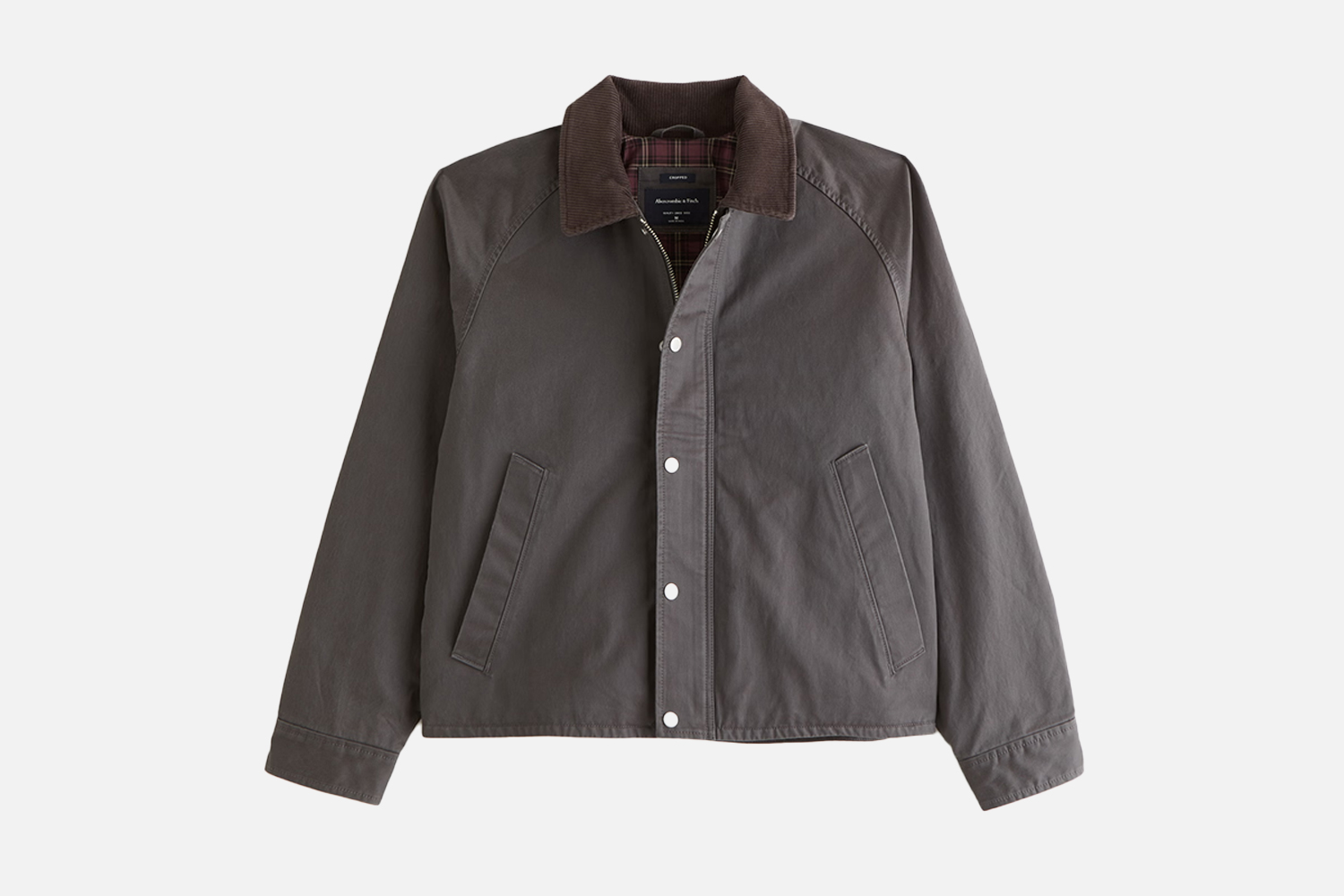Abercrombie & Fitch Lightweight Cropped Barn Jacket