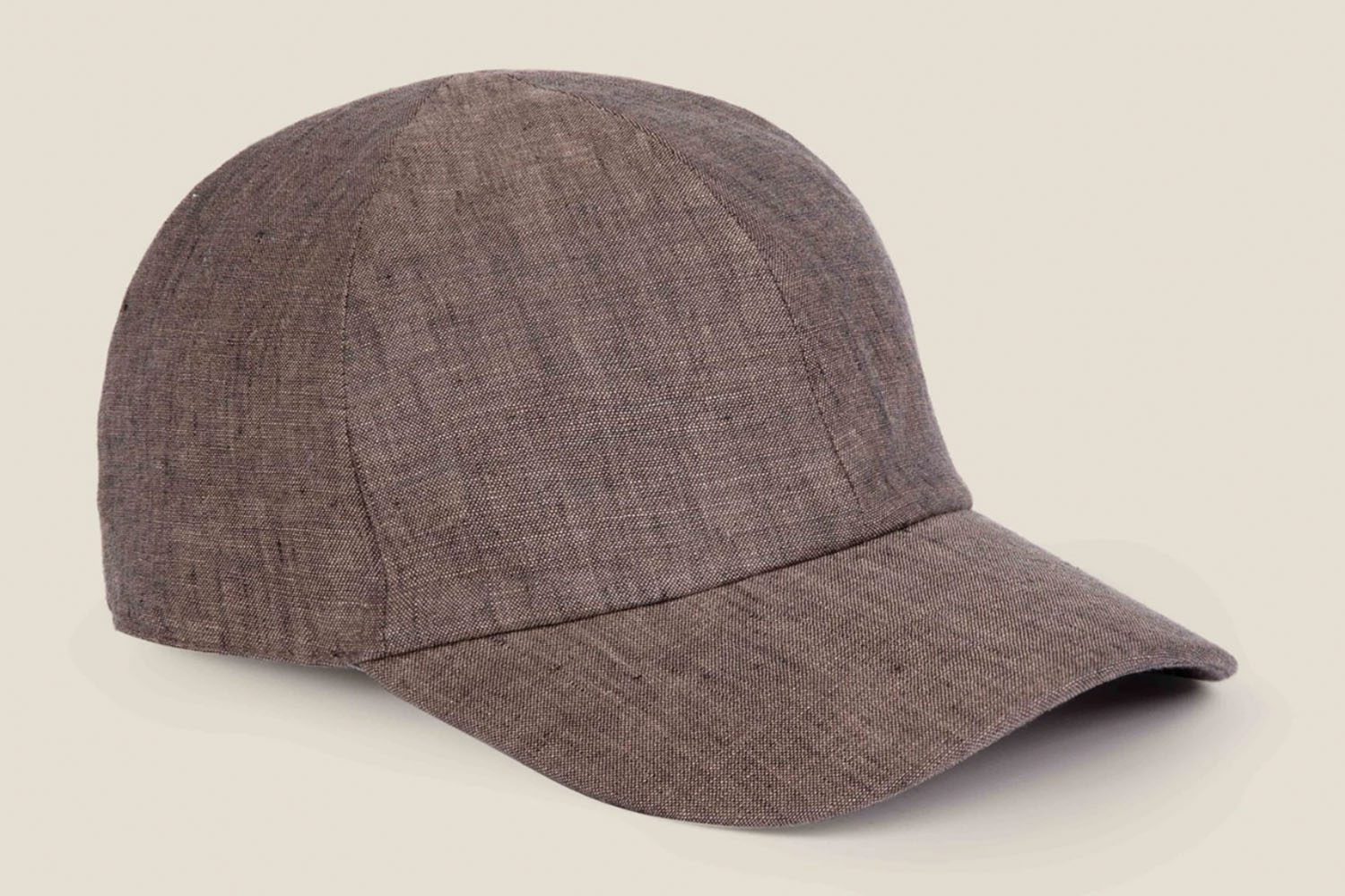 Luca Faloni Linen Baseball Cap