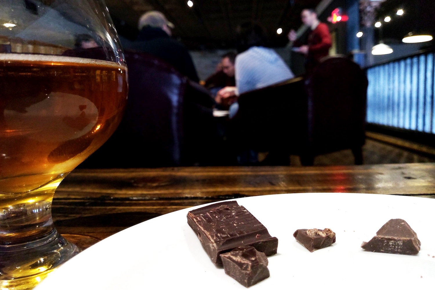 A pairing from "Chocolate, Beer & Chocolate Beer"