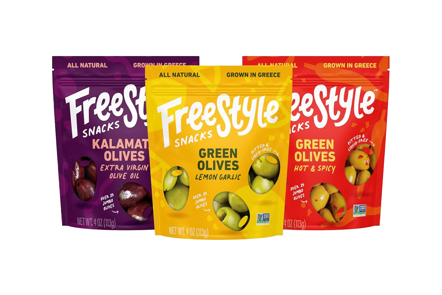 Freestyle Snacks Olive Snack Packs