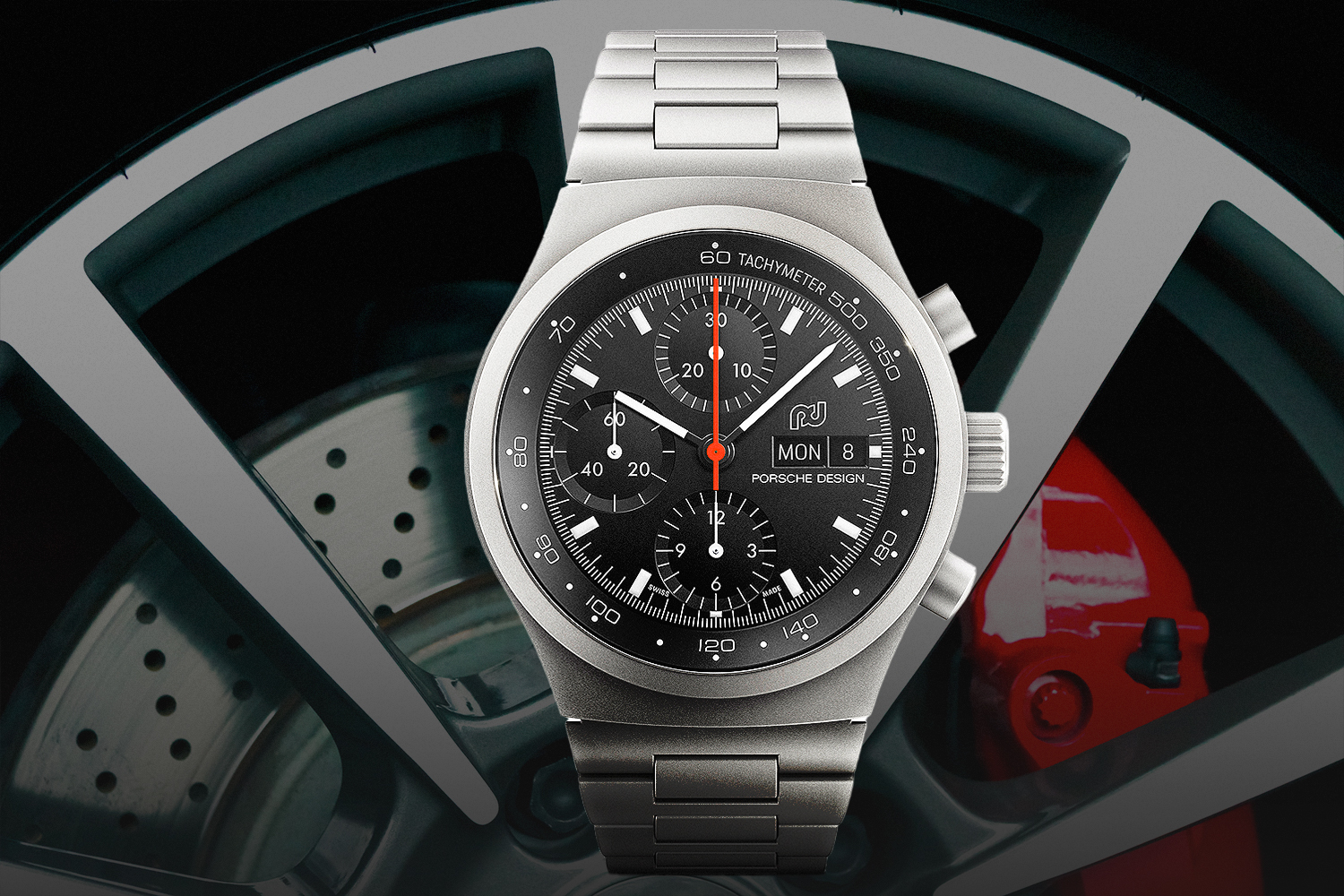 The new Porsche Designs Chronograph 1 1975 Limited Edition is the first uncoated titanium piece from the brand.