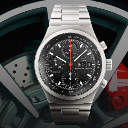 The new Porsche Designs Chronograph 1 1975 Limited Edition is the first uncoated titanium piece from the brand.