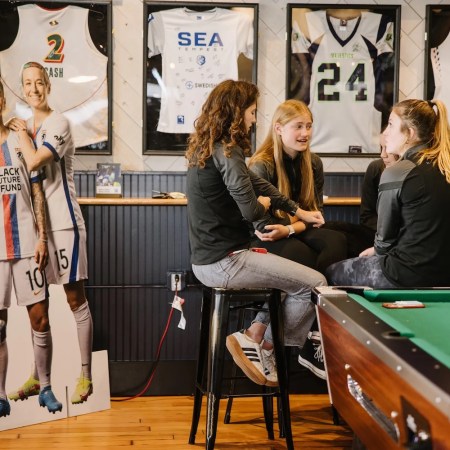Sports fans gather at Rough & Tumble in Seattle