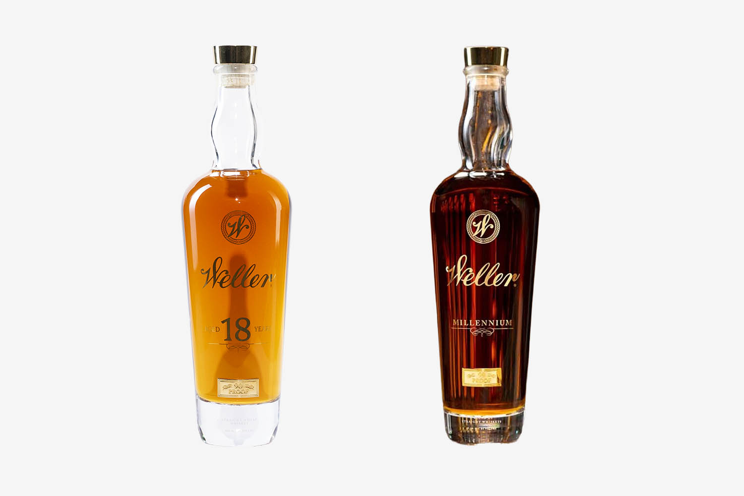 Weller 18 Year Old and Millennium