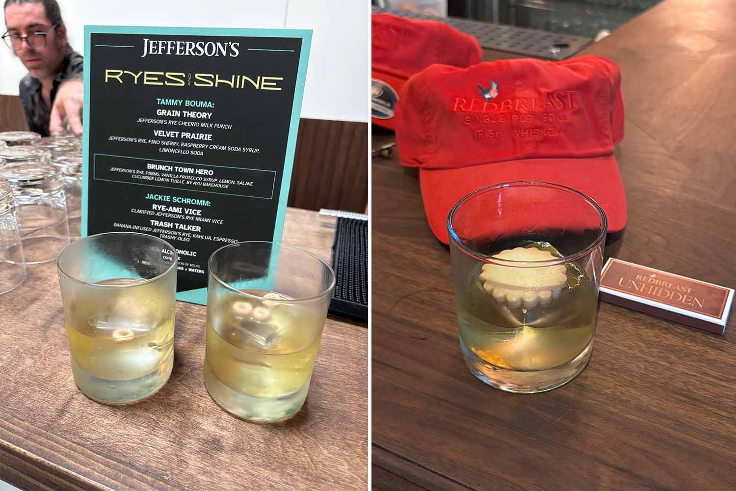 Garnished cocktails at Pernod Ricard whisk(e)y events