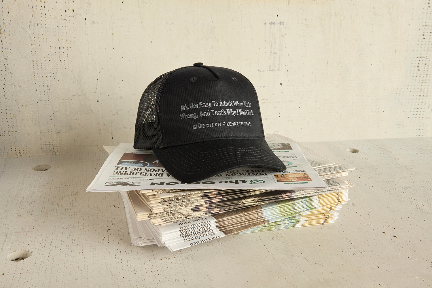 <strong>Kenneth Cole x The Onion: Headline Collection</strong>